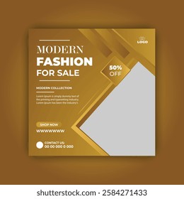 Fashion new collection social media instagram post template