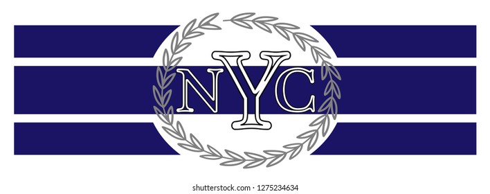 Fashion NYC vector illustration for t-shirt, slogan design print graphics style