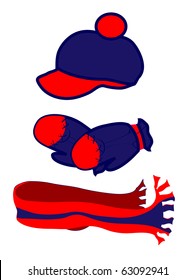 Fashion objects, vector illustration