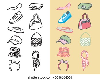 Fashion Pack with Accessories Sticker Logo