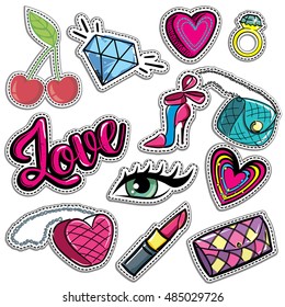 Fashion patch badges and