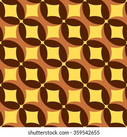 Fashion pattern from the 70s vector