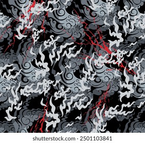 FASHION PATTERN ABSTRACT VECTOR ILLUSTRATION