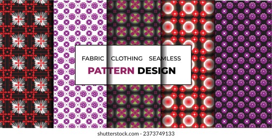 Fashion Pattern design with abstract unique pattern