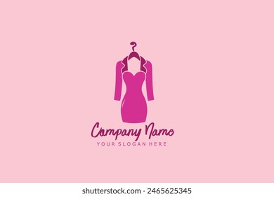fashion people logo design concept template