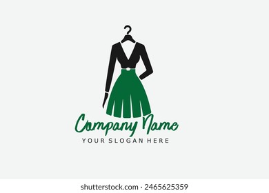 fashion people logo design concept template