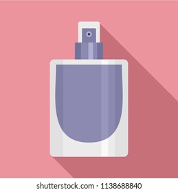 Fashion perfume icon. Flat illustration of fashion perfume vector icon for web design