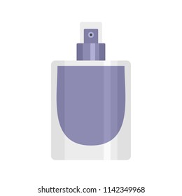 Fashion perfume icon. Flat illustration of fashion perfume vector icon for web isolated on white