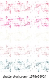 Fashion. Pink and gray paintbrush lines horizontal seamless texture for background. Hand drown paint strokes decorative artwork. For fabric.