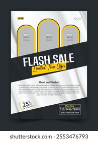 Fashion poster template with photo
