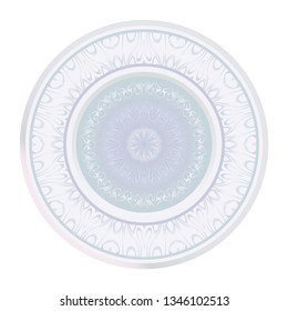 Fashion Print With Mandala Floral Ornament. Vector Illustration. Art Traditional, Islam, Arabic, Indian, Magazine, Elements With Mandala