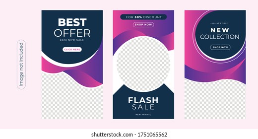 fashion product sale web banner & social media post design template.
