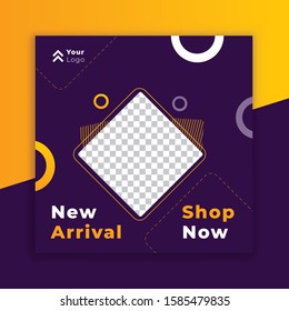 Fashion promotion for social media post template,Editable social media post template,fashion promotion instagram post template