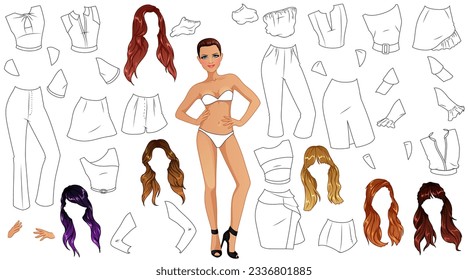 Fashion Queen Coloring Page