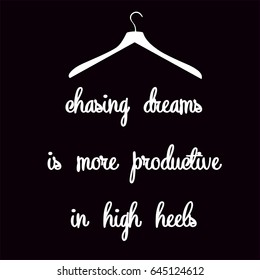 fashion quote print vector