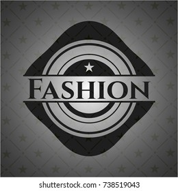 Fashion realistic black emblem