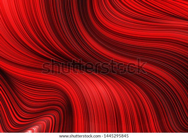 ファッションレッドのポスターの細い線は 高級デザインをロックします 髪の背景に液体の波の輝く線 美しく流れるドレープ織物 細い糸 イラスト流行の赤い糸 にバナーセットが付いている のベクター画像素材 ロイヤリティフリー