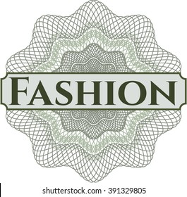 Fashion rosette (money style emplem)