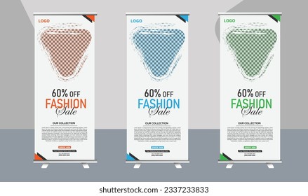 Fashion Sale Advertisement Roll Up Banner Pack