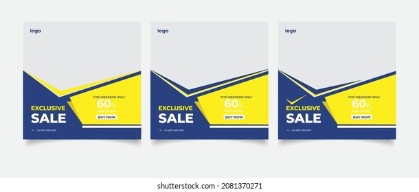 Fashion sale banner for social media