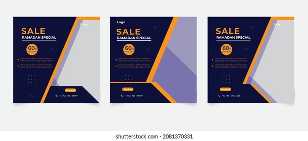 Fashion sale banner for social media