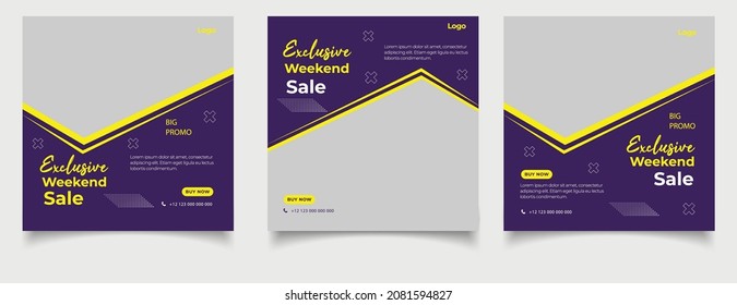 Fashion sale banner for social media