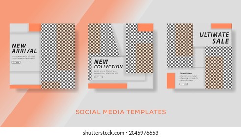 fashion sale banner template for social media post. premium vector