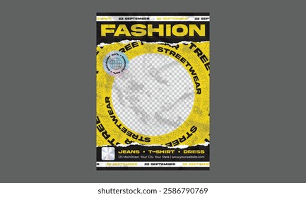 Fashion Sale Flyer. Vector banners, posters, flyers, email, newsletter, ads, promotional material. Typography discount card design.