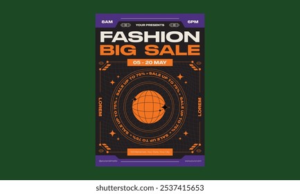 Fashion Sale Flyer. Vector illustration