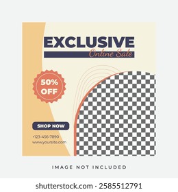 Fashion Sale Instagram Post template