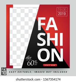 Fashion Sale Modern Social Media Post Template