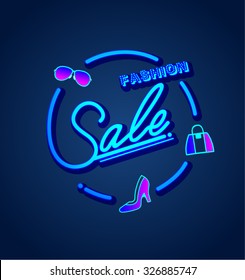 Fashion Sale Neon Sign