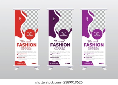 fashion sale Retractable Banners design template