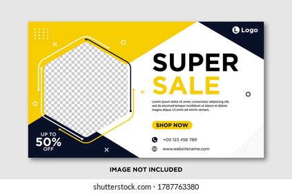 Fashion Sale Social Banner Web Template