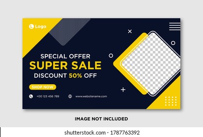 Fashion Sale Social Banner Web Template