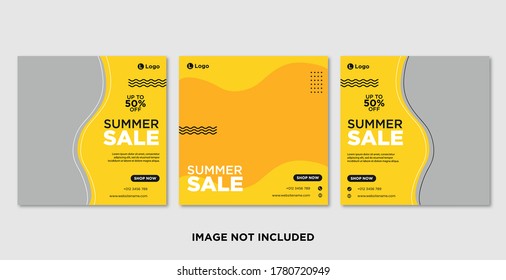 Fashion sale social media banner template