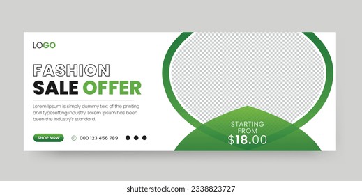 Fashion Sale Social Media Facebook Cover Design Template. Sale Social media Cover page Design Template,
Promotion Brand Fashion super sale banner. Website ad design