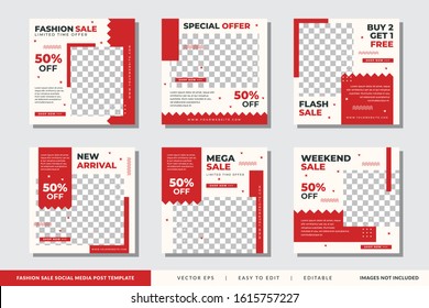 Fashion Sale Social Media Post Template