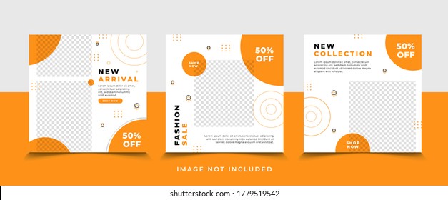 Fashion sale social media post banner template.Editable modern Social Media banner Template,Promotional web banner for social media.