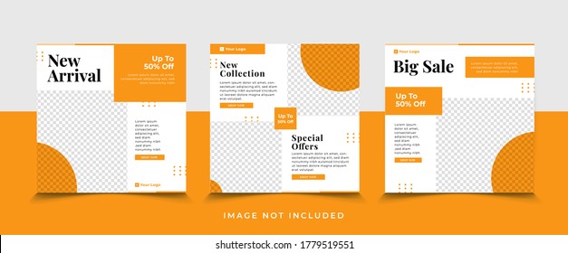 Fashion sale social media post banner template.Editable modern Social Media banner Template,Promotional web banner for social media.