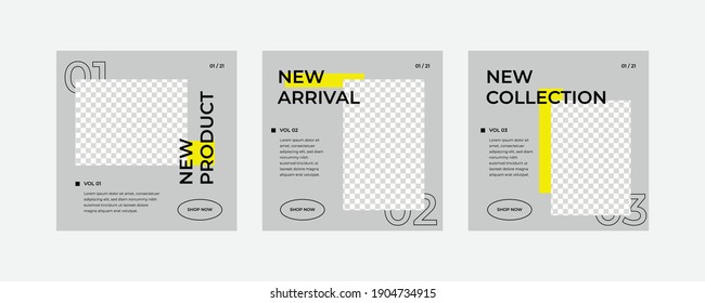 Fashion sale social media post template.