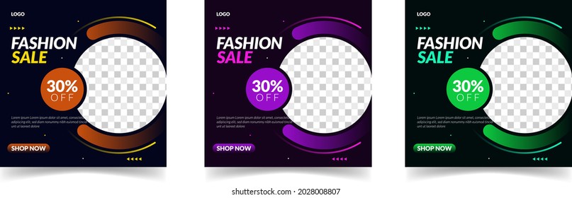 Fashion sale social media post web banner design template. social media post. banner. fashion offer sale web banner design template. Facebook cover. Instagram. ad. banner design. health. fashion. _JM