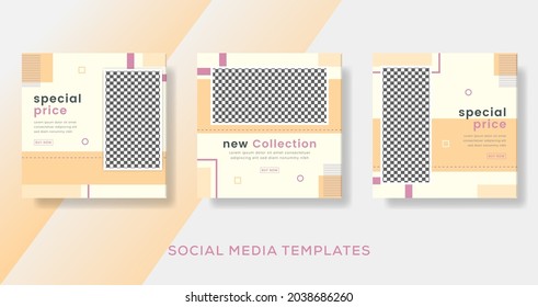 Fashion sale for social media post banner Premium Vector