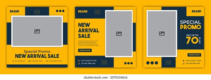 Fashion sale social media post templates