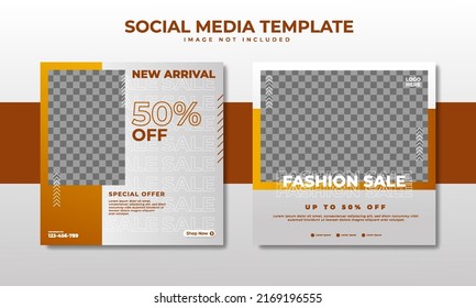 Fashion sale social media post template