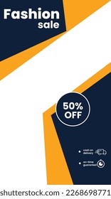 Fashion Sale Social Media Post Templates, Editable Social Media Banner Post Templates.