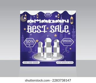 Fashion Sale Social Media Post Template