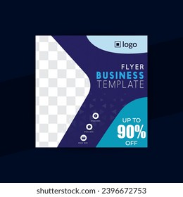 fashion sale social media post design template Bundle Premium Vector