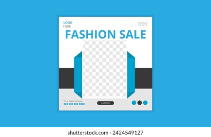 Fashion sale Social media post, t-shirt instagram post. Dress sale promotion Social media banner.
