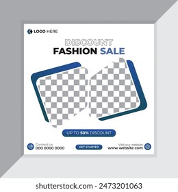 Fashion Sale Social Media Post Design